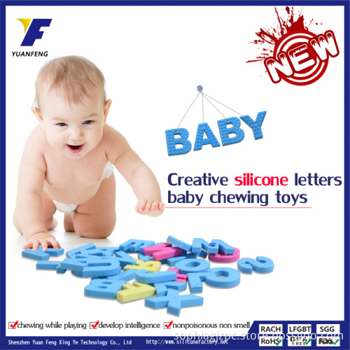 Educational Silicone Letter Baby Puzzle Toy Funny Baby Toys for Sale